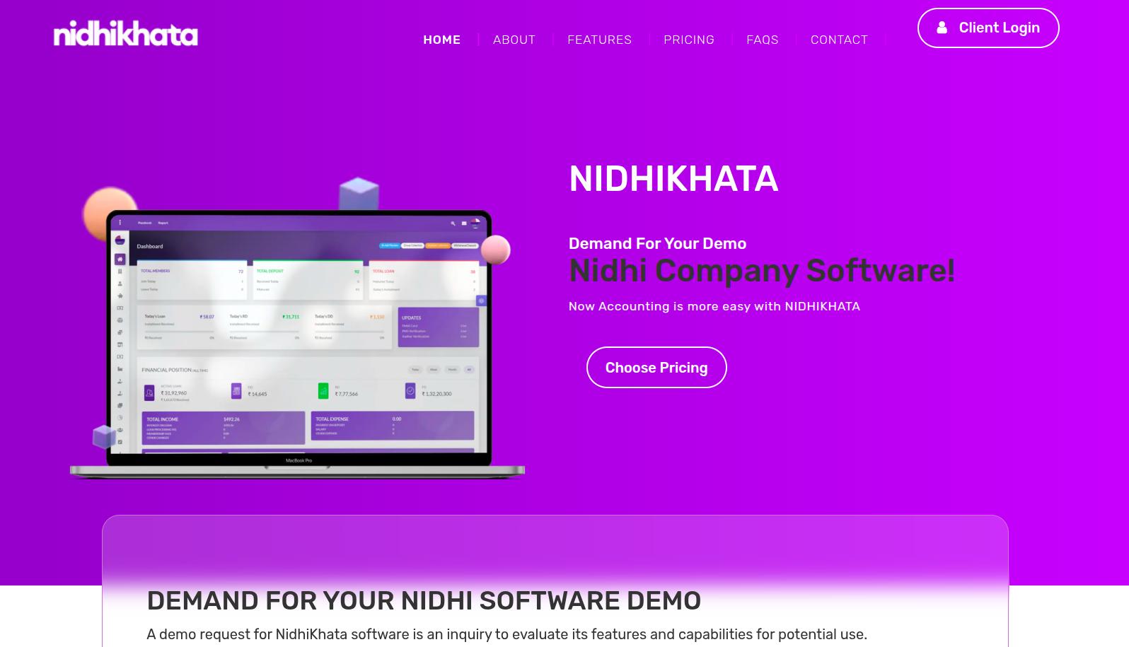 NidhiKhata Nidhi Software Nidhi Company Software