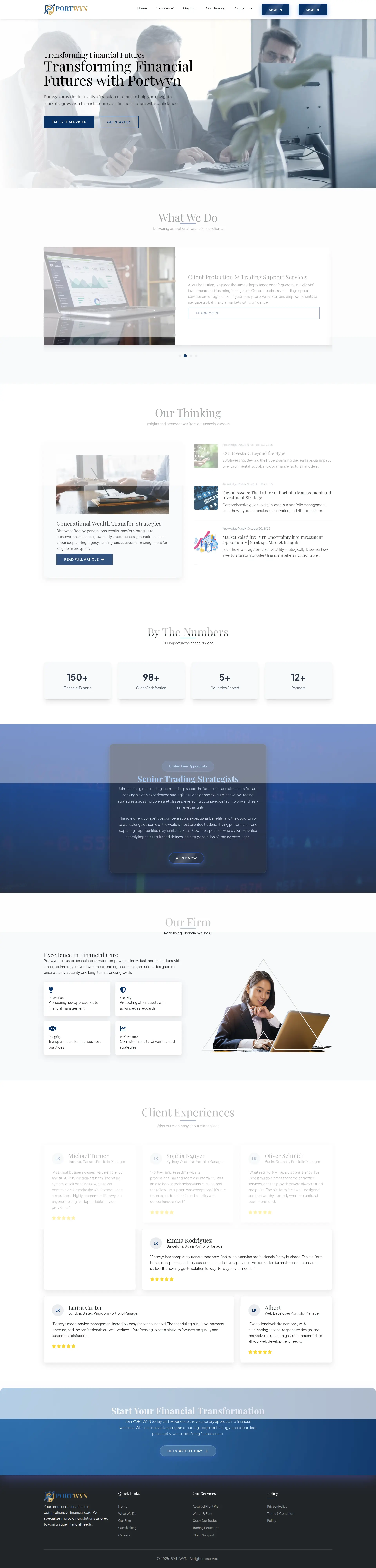 Trading Strategies AI Powered Portal Image