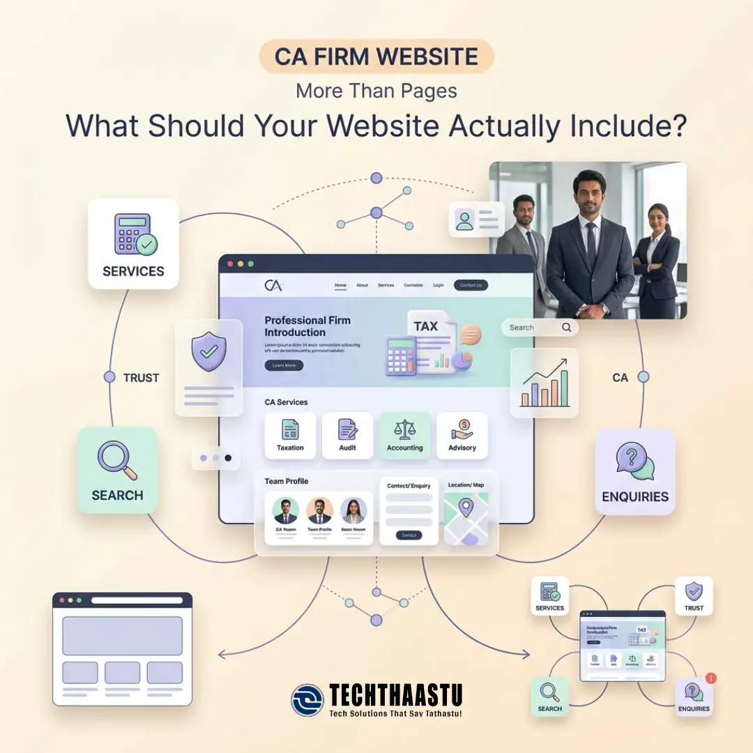 CA Firm Website Development in India: What Should Your Website Actually Include?